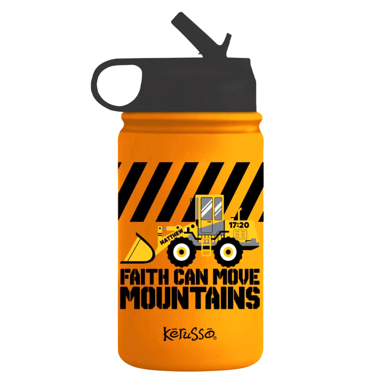 Front Loader 12 oz Stainless Steel Sport Bottle - MUGS337