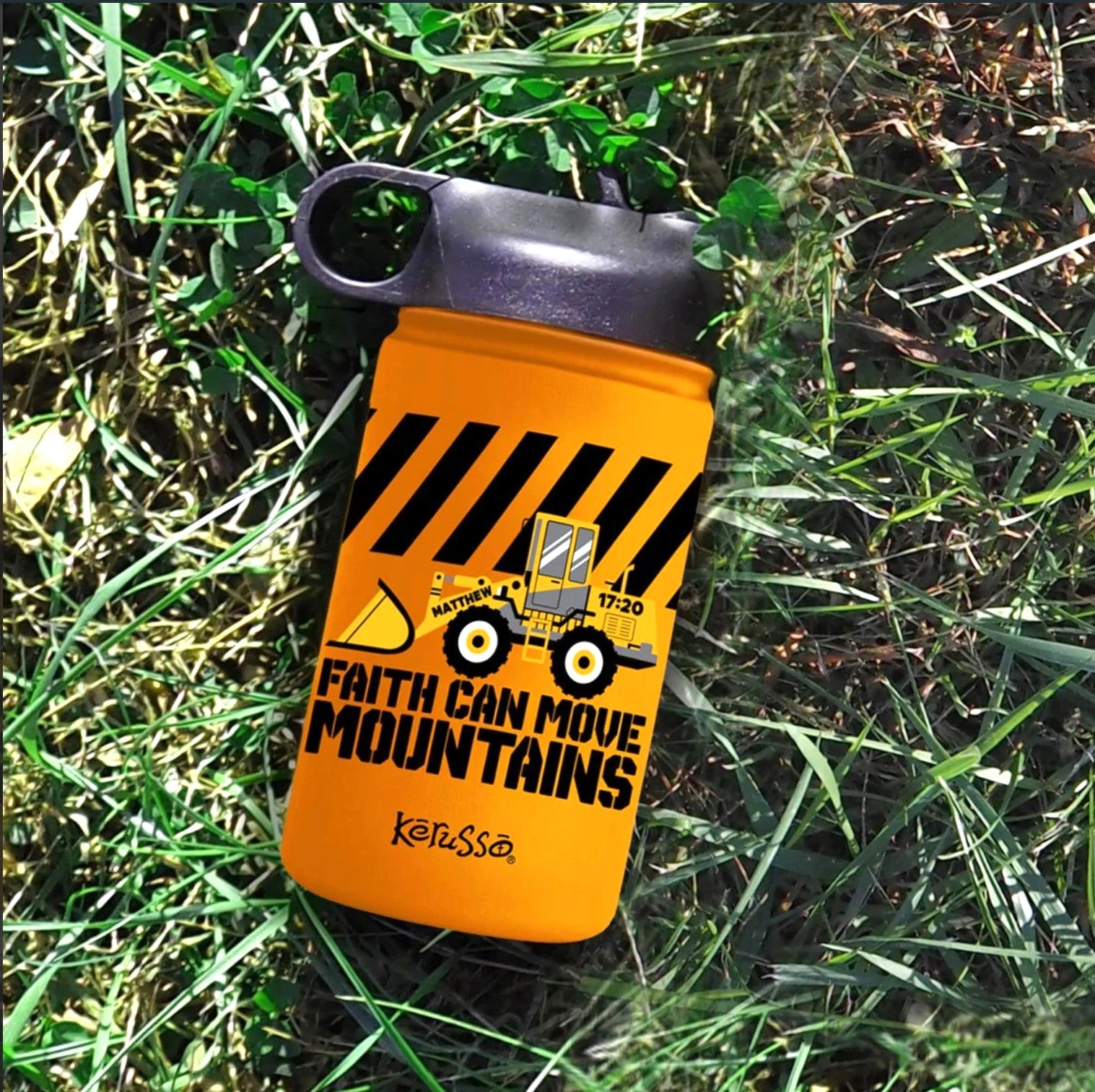 Front Loader 12 oz Stainless Steel Sport Bottle - MUGS337