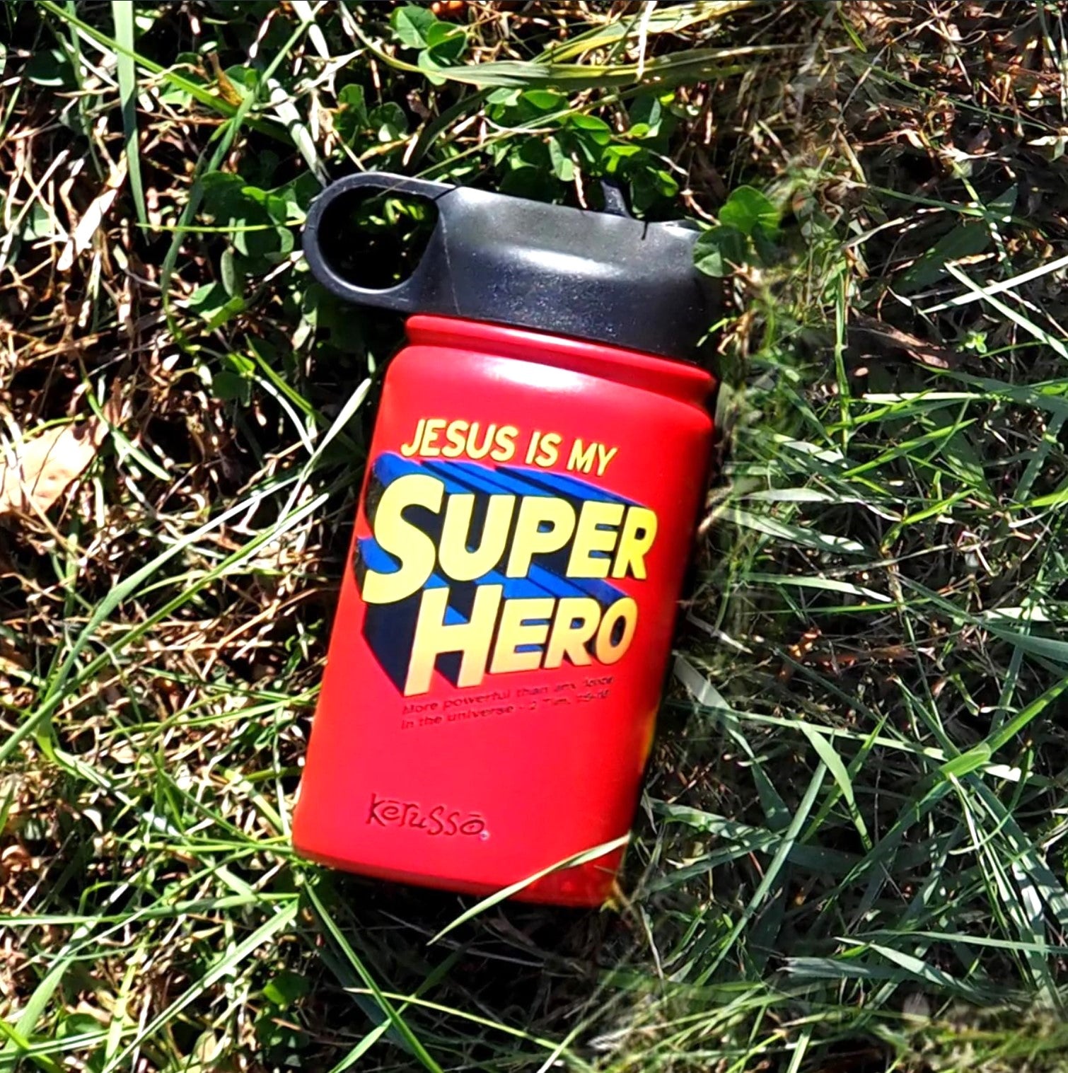 Super Hero 12 oz Stainless Steel Sport Bottle - MUGS338)