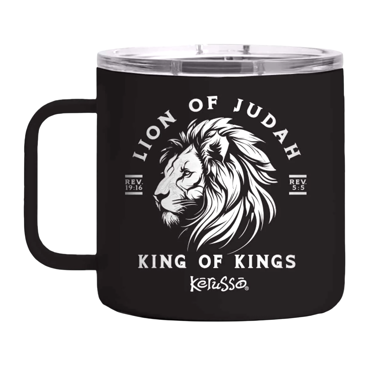 Lion Of Judah 14 oz Stainless Steel Mug With Handle - MUGS384