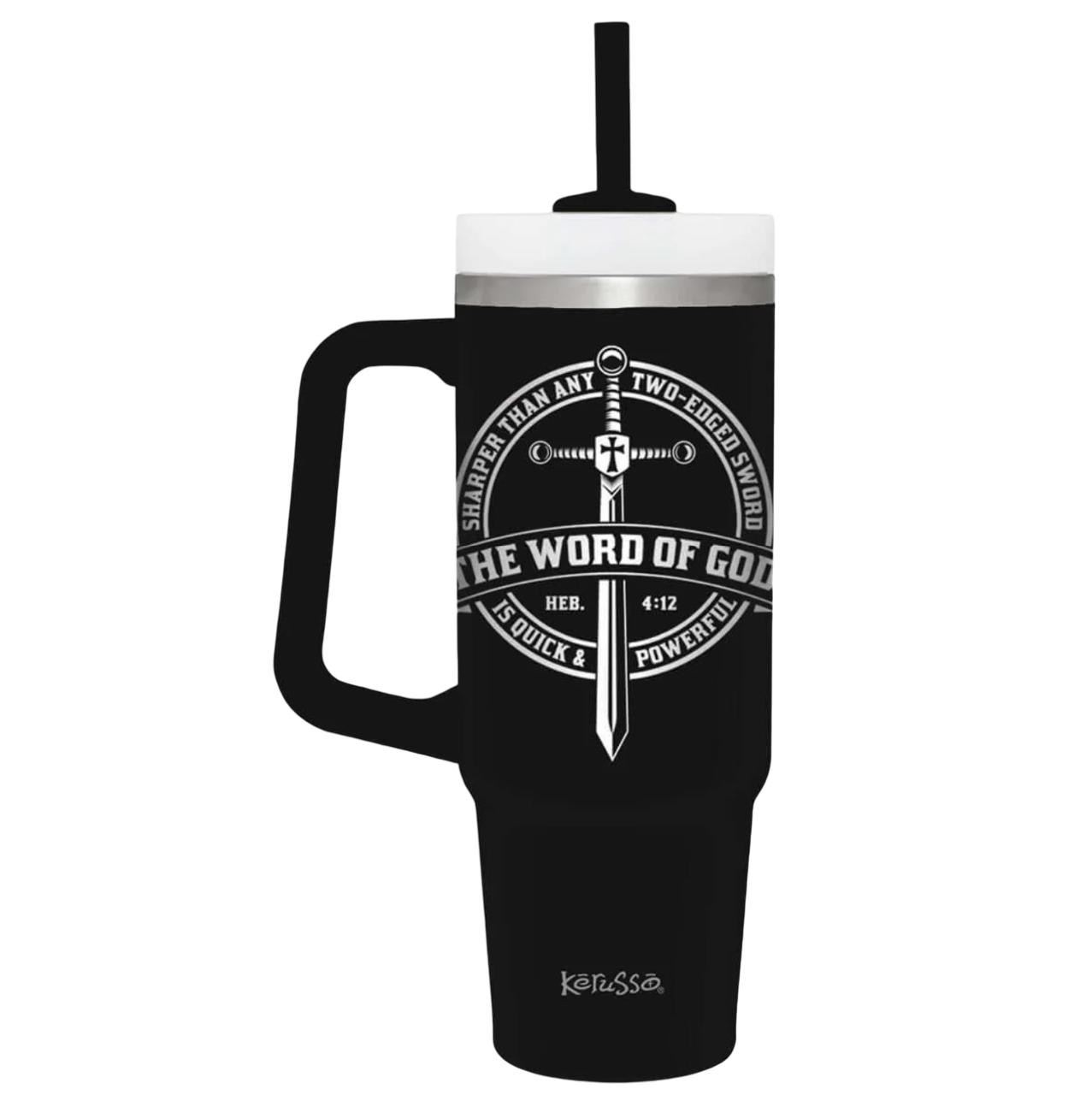 Word Of God 30 oz Stainless Steel Mug With Straw - MUGS390