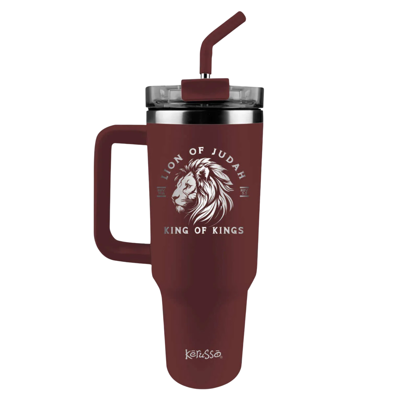 Judah 40 oz Stainless Steel Mug With Straw - MUGS399