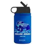 Follow Jesus 12 oz Stainless Steel Sport Bottle - MUGS421