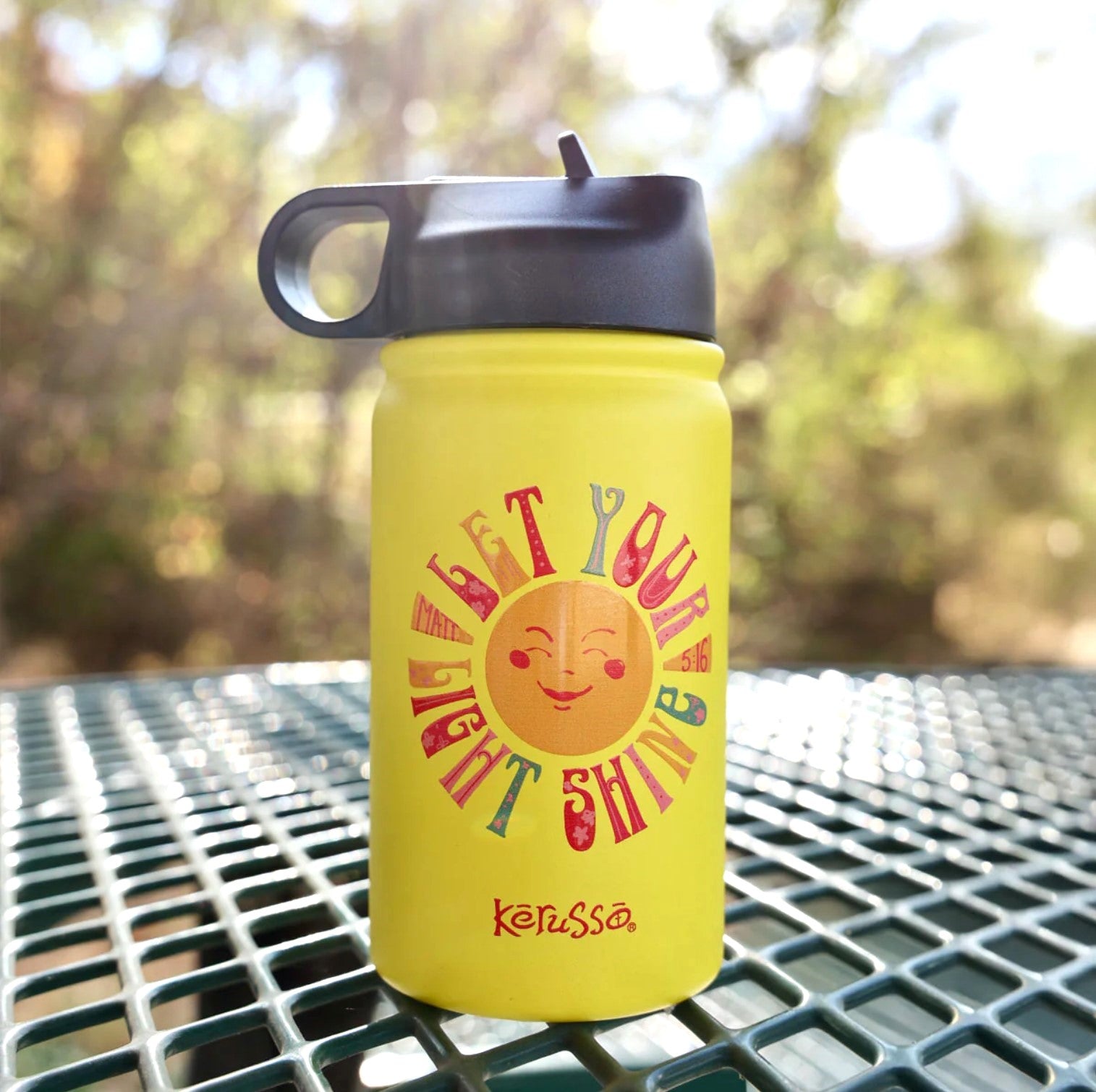 Let Your Light Shine 12 oz Stainless Steel Sport Bottle - MUGS422