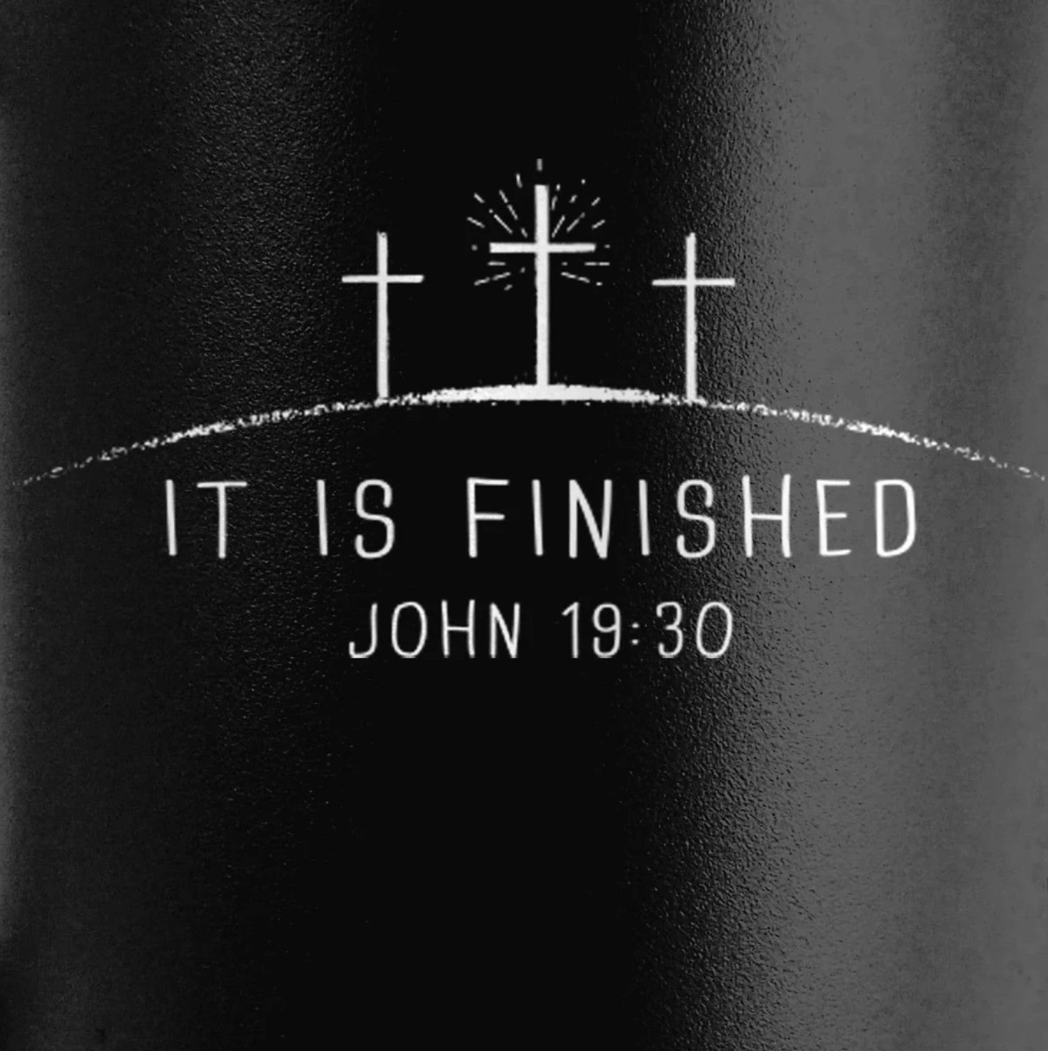 It Is Finished 30 oz Stainless Steel Mug With Straw - MUGS435