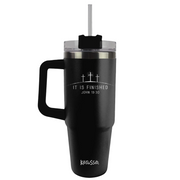 It Is Finished 30 oz Stainless Steel Mug With Straw - MUGS435