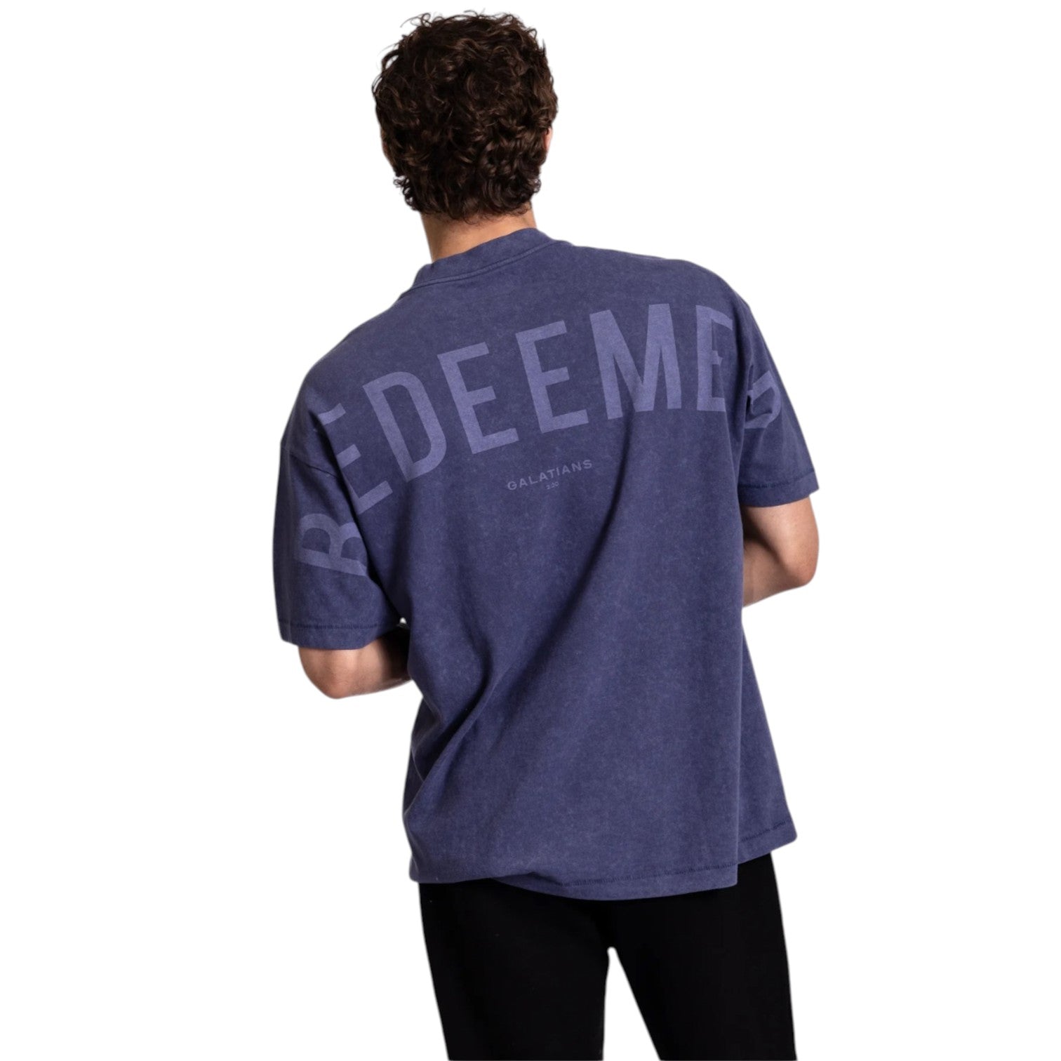 🔥 God’s Love Overcomes Mineral Wash Tee – REDEEMED - OCEANA | Viral Faith-Based Streetwear
