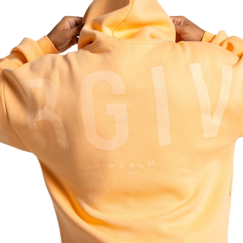 🔥 God’s Love Overcomes Hoodie – FORGIVEN - ORANGE JUICE | Viral Faith-Based Streetwear