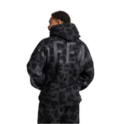 🔥 God’s Love Overcomes Animal Printed Hoodie – REDEEMED - BLACK | Viral Faith-Based Streetwear