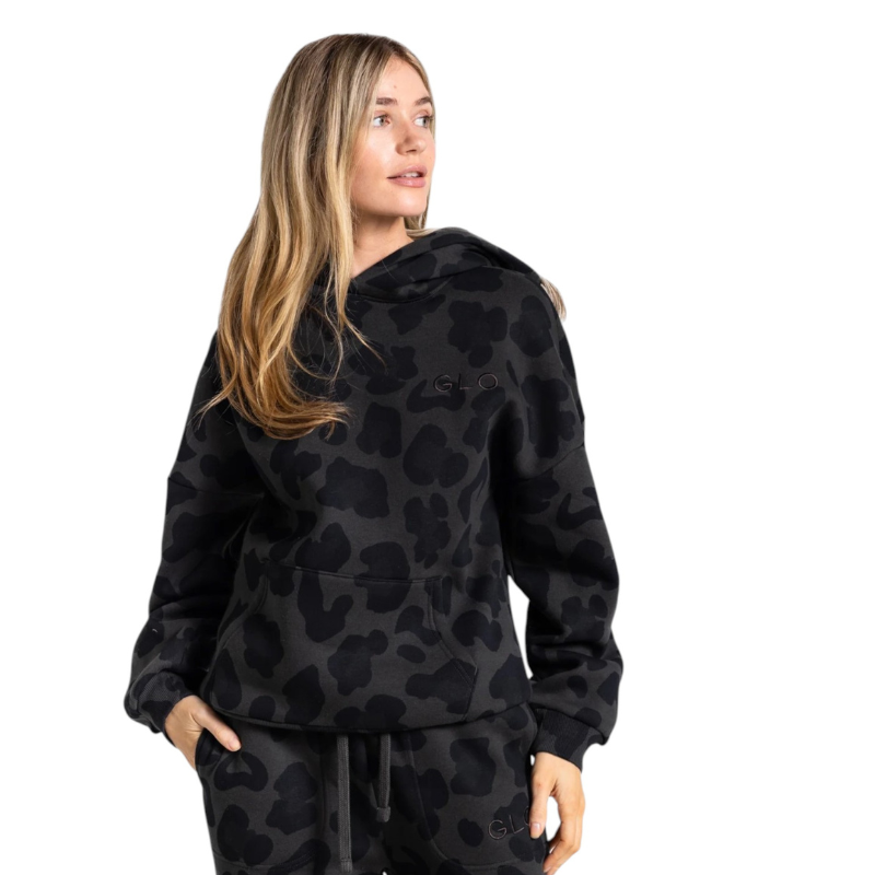 🔥 God’s Love Overcomes Animal Printed Hoodie – REDEEMED - BLACK | Viral Faith-Based Streetwear
