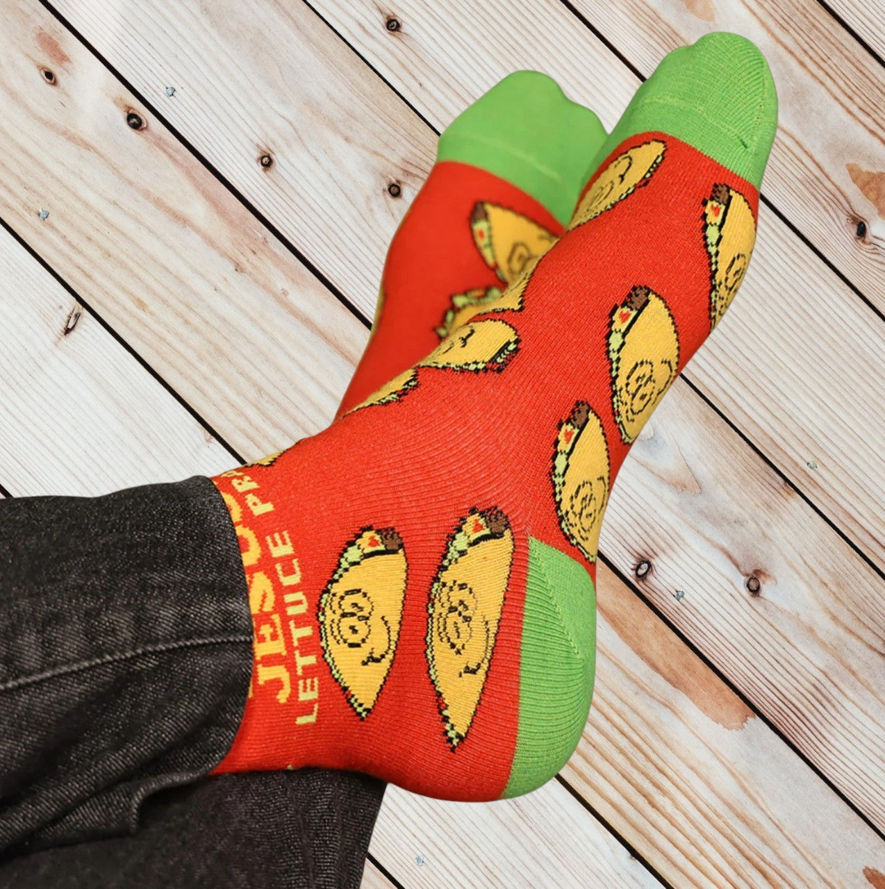 Wanna Taco Crew Socks - SOX3519