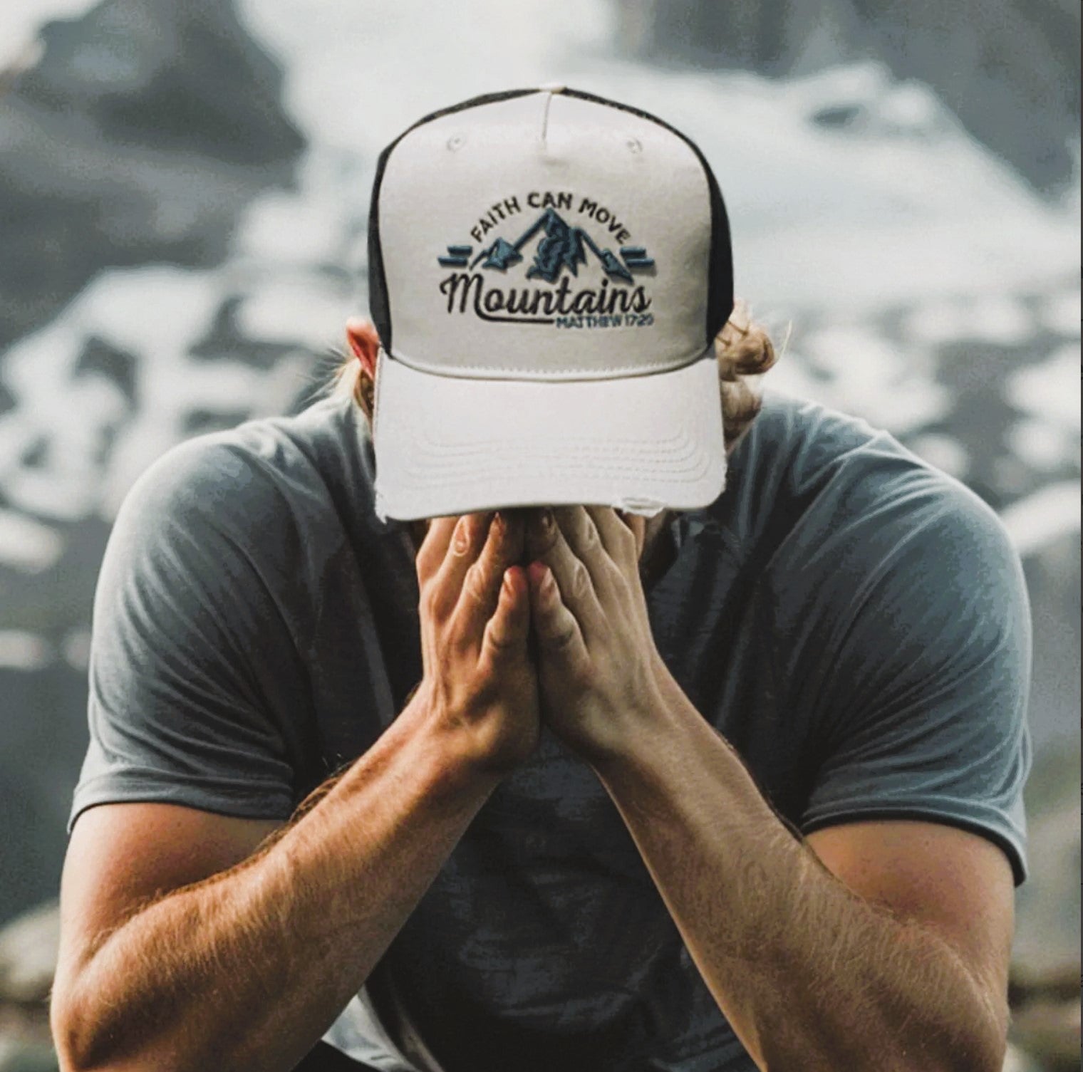 Faith Can Move Mountains Trucker Hat - SWC4905