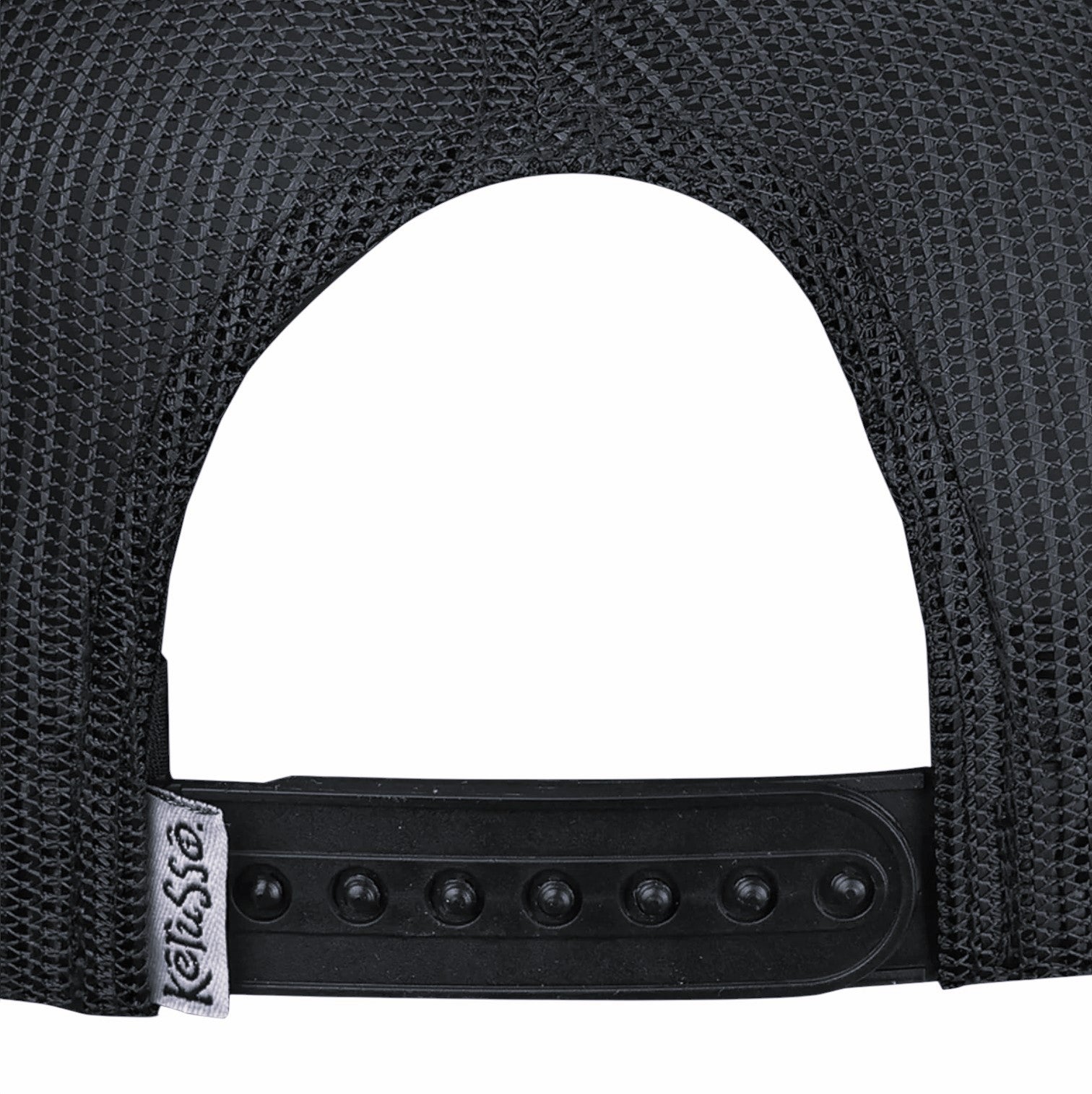 Black Cross And Shield Flat Brim Trucker Hat - SWC4907