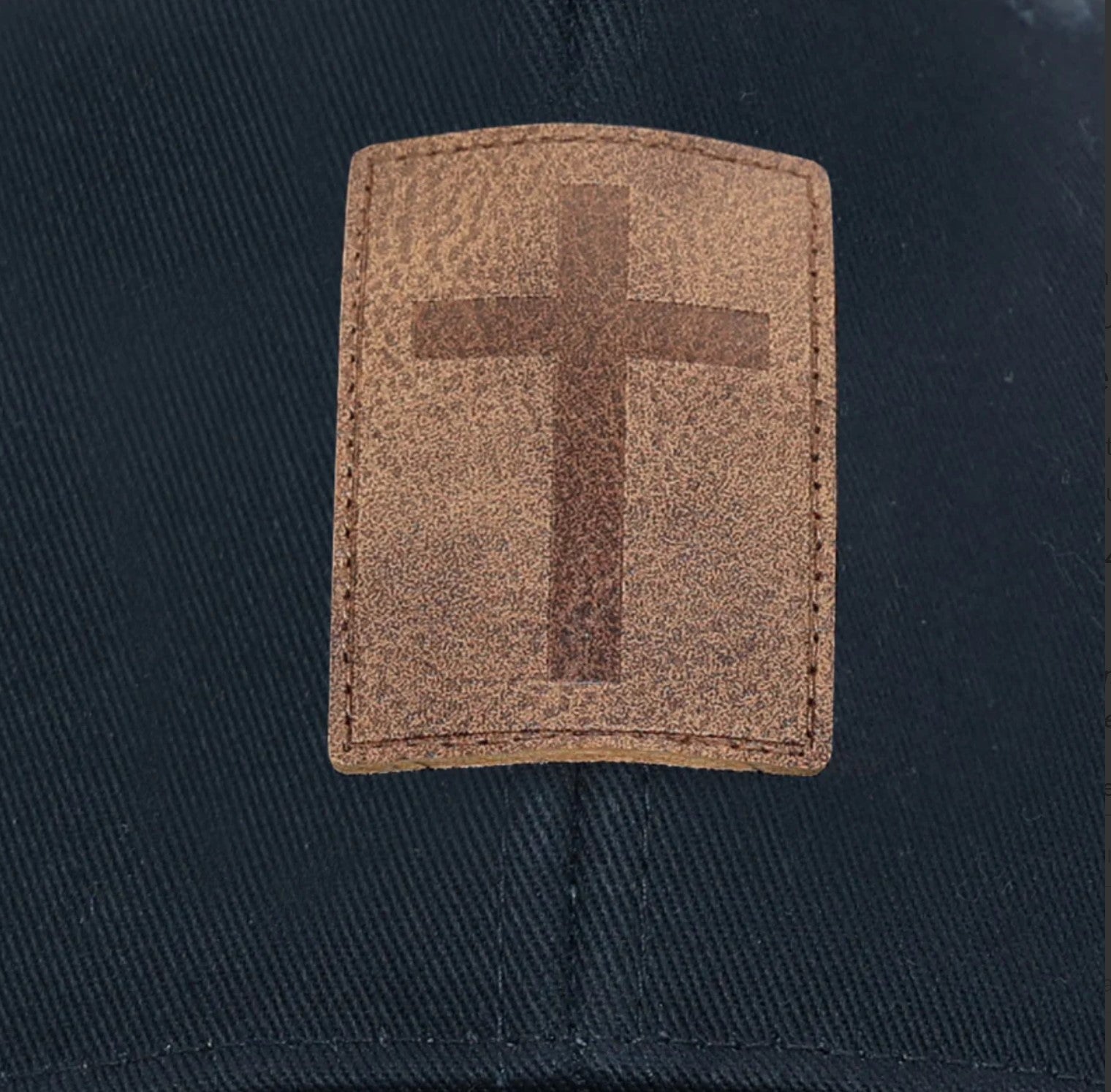 Leather Cross Adult Unisex Cap - SWC5065