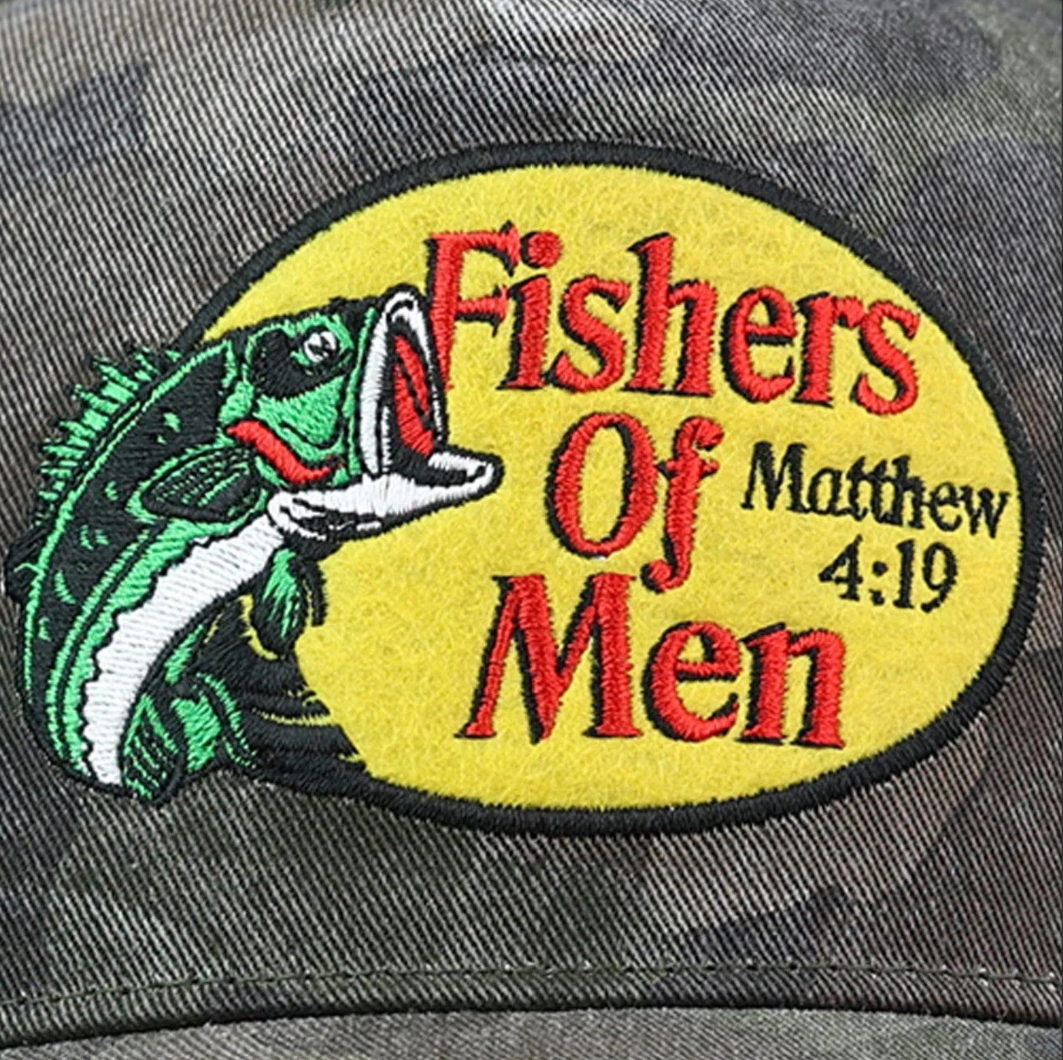 Fishers Of Men Camo Trucker Hat - SWC5230