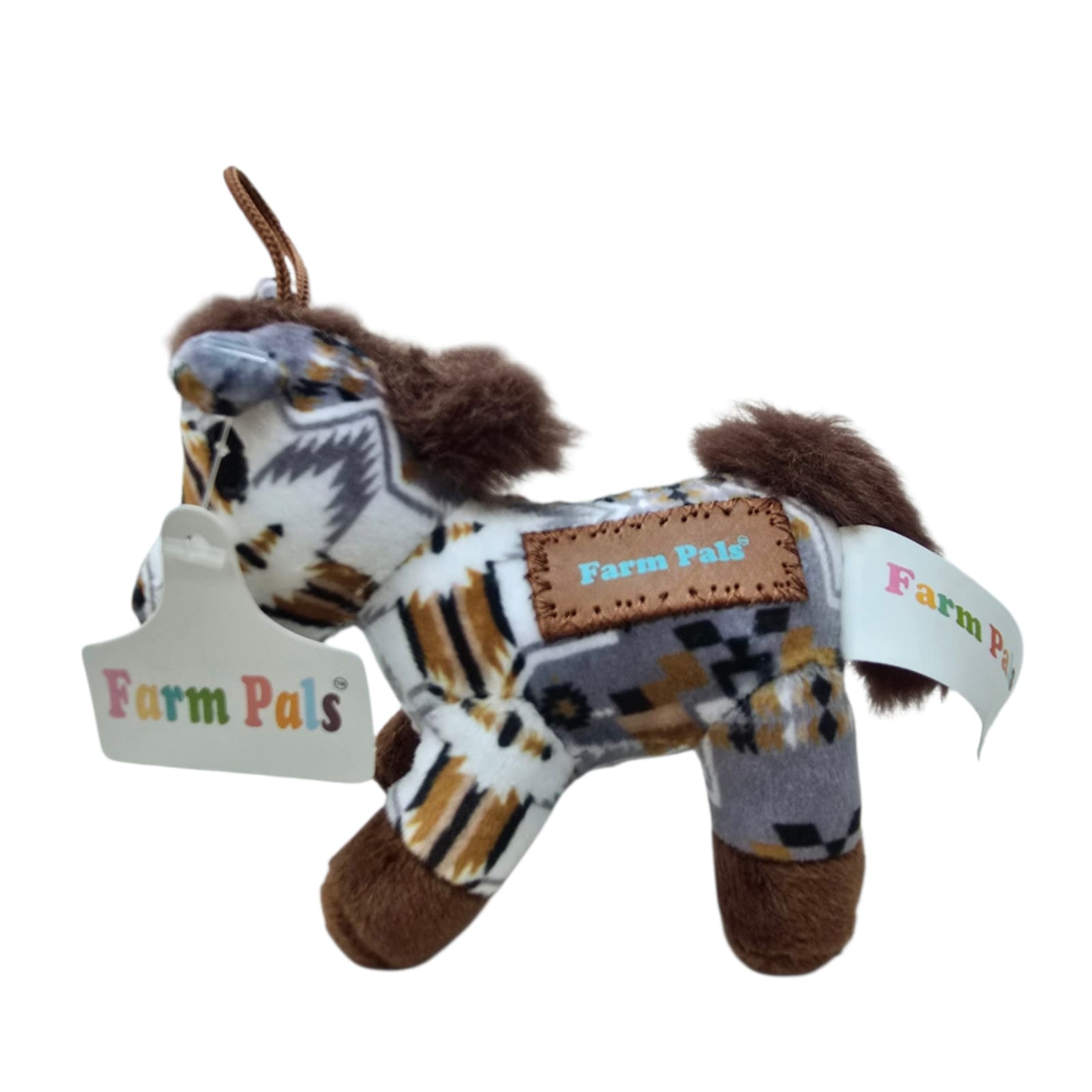 Standing Donkey - Assorted - Stuffed Farm Animal Plushies - Small