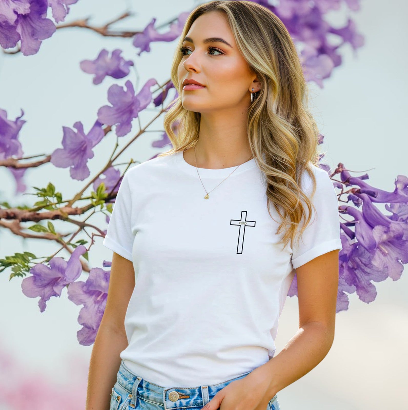 Kerusso® The Truth Will Set You Free Christian T-Shirt – White Unisex Faith-Based Scripture Tee